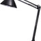 Office VLF100 LED Swing Arm Desk Lamp with Clamp Mount, 36" Reach, Includes LED Bulb,Black