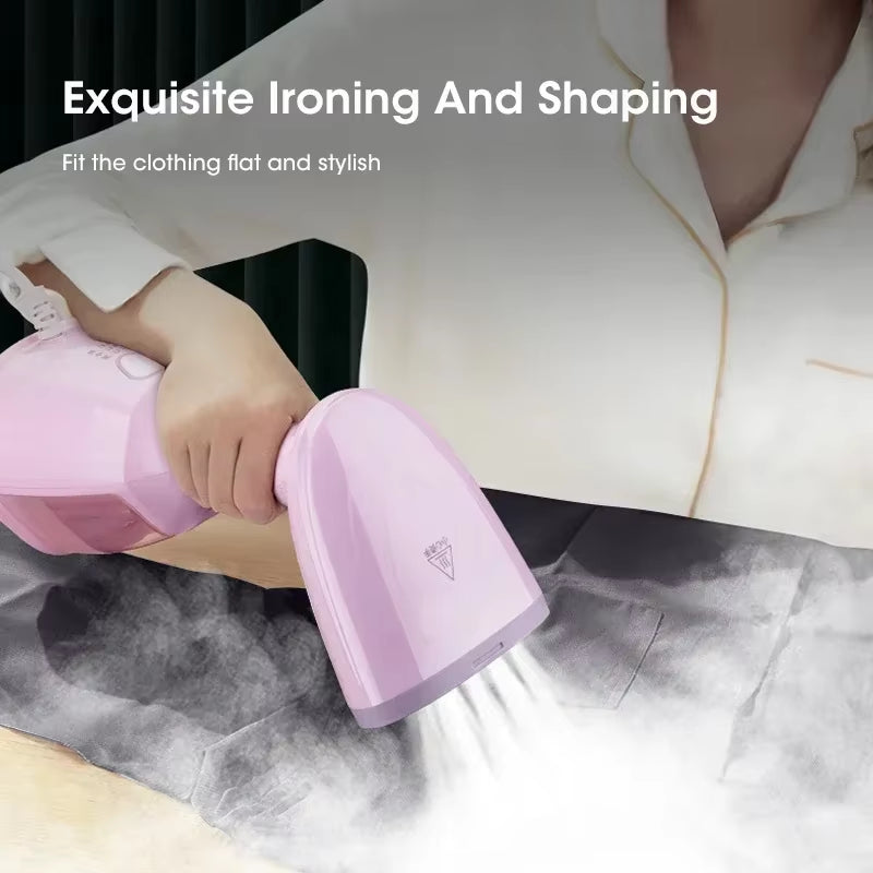 1500W Handheld Garment Steamer for Clothes 330Ml Portable Household Fabric Small Electric Steam Iron Machine for Home Travel Use