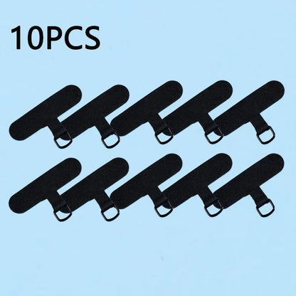 10/5/1Pcs Universal Tpu Mobile Phone Anti-Lost Lanyard Card Gasket Nylon Detachable Phone Hanging Cord Strap Patch Tether Pad