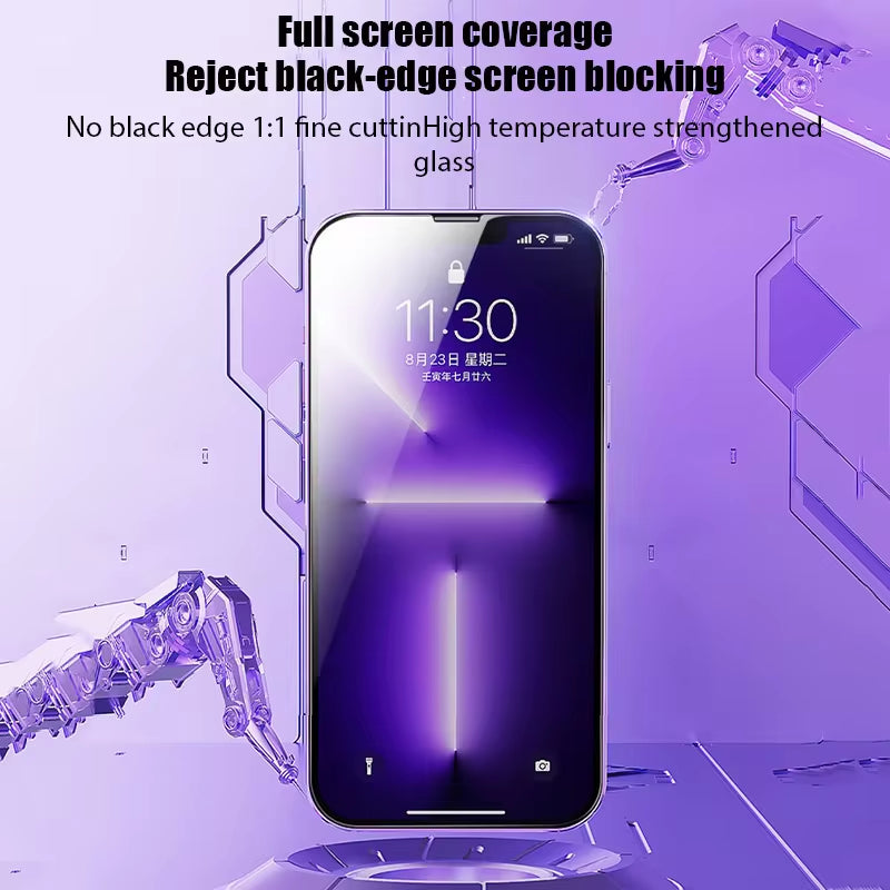 2-Pack Privacy Glass Screen Protector for  15, 14, 13, 12, 11 Pro Max, Mini, and  X, XS, XR, 7, 8, 6 Plus, SE (2020/2022) - Anti-Spy Technology