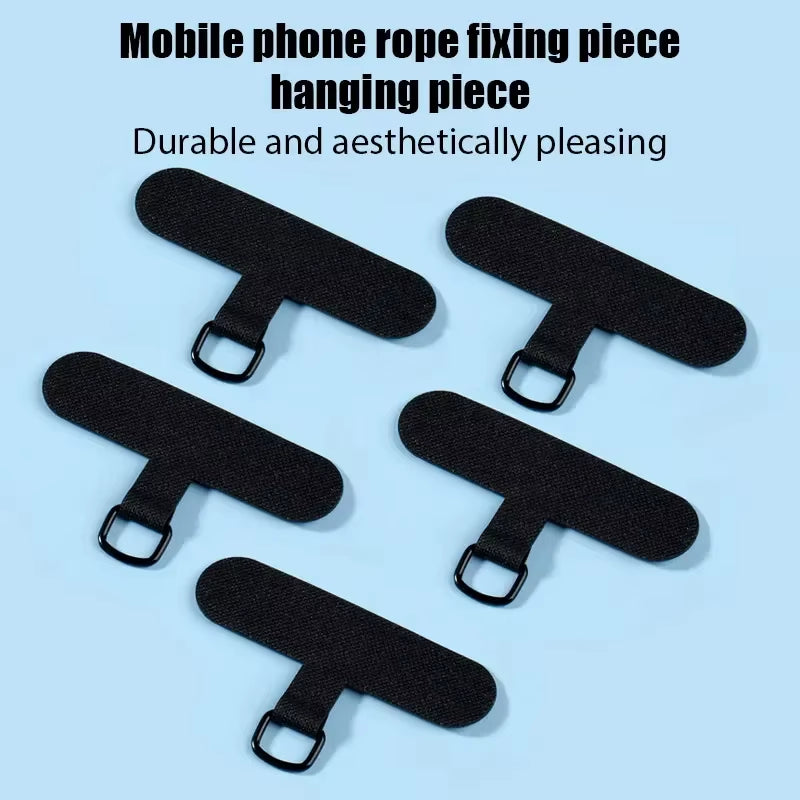 10/5/1Pcs Universal Tpu Mobile Phone Anti-Lost Lanyard Card Gasket Nylon Detachable Phone Hanging Cord Strap Patch Tether Pad